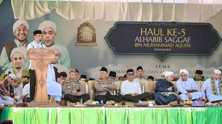 Haul Kelima Habib Saggaf, Gubernur Sulteng: Ilmu Harus Jadi Panglima Kehidupan