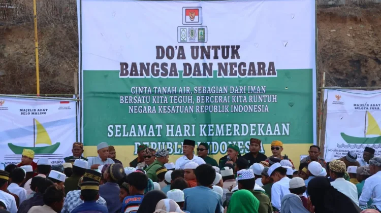Sambut HUT RI, Kapolres Sigi Ajak Masyarakat Jaga Persatuan