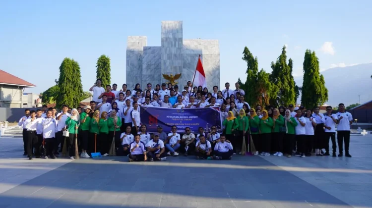 Sambut HUT ke-81 RI, Kanwil Ditjenpas Sulteng Gelar Aksi Bersih Kemerdekaan