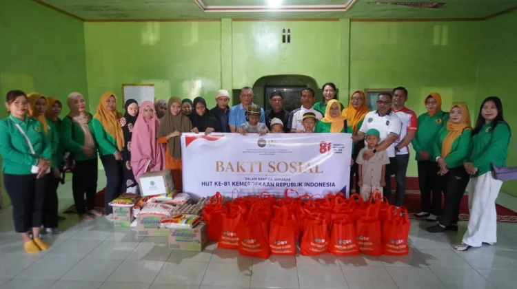 Sambut HUT Ke-81 RI, Ditjenpas Sulteng Bagikan 130 Paket Sembako di Panti Asuhan Palu