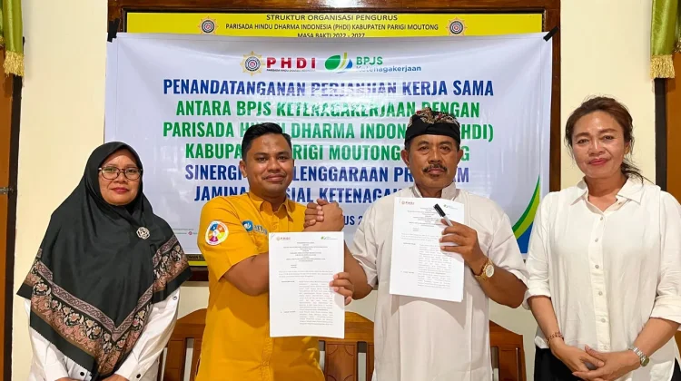 BPJamsostek dan PHDI Parigi Moutong Bersinergi Lindungi Pekerja
