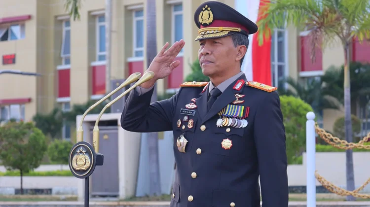 Pimpin Upacara HUT RI, Wakapolda : Perkuat Nasionalisme dan Pengabdian Polri