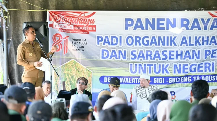 Anwar Hafid Jadikan Walatana Percontohan Pertanian Organik Sulteng
