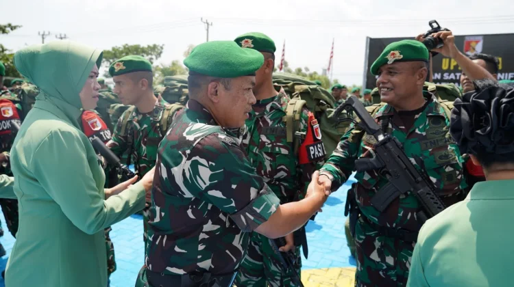 Danrem 132/Tadulako Sambut Kepulangan Satgas Yonif 711/Raksatama