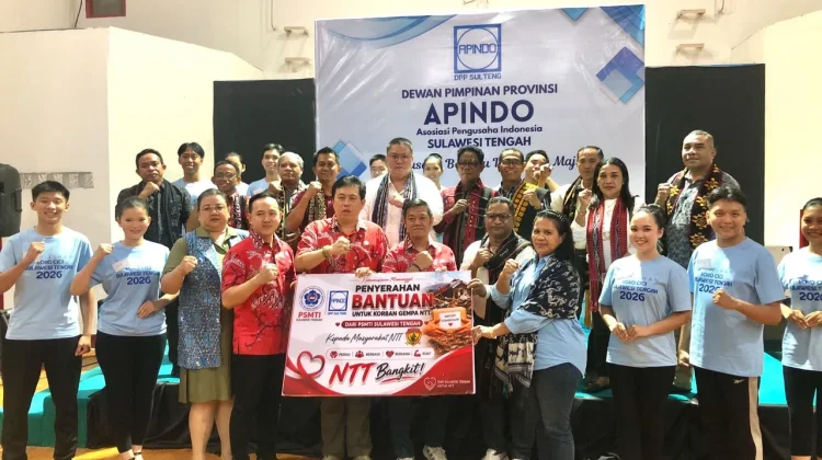 PSMTI dan APINDO Sulteng Salurkan Donasi untuk Korban Gempa NTT