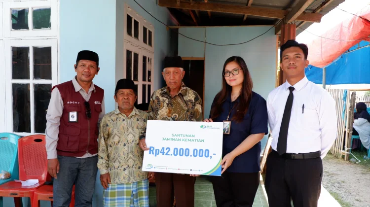 Terdaftar di BPJamsostek, Ahli Waris Peternak Dapat Santunan JKM Rp. 42 Juta
