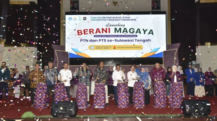 Dukung Pemberantasan TB, PTS dan PTN se-Sulteng Launching Berani Magaya