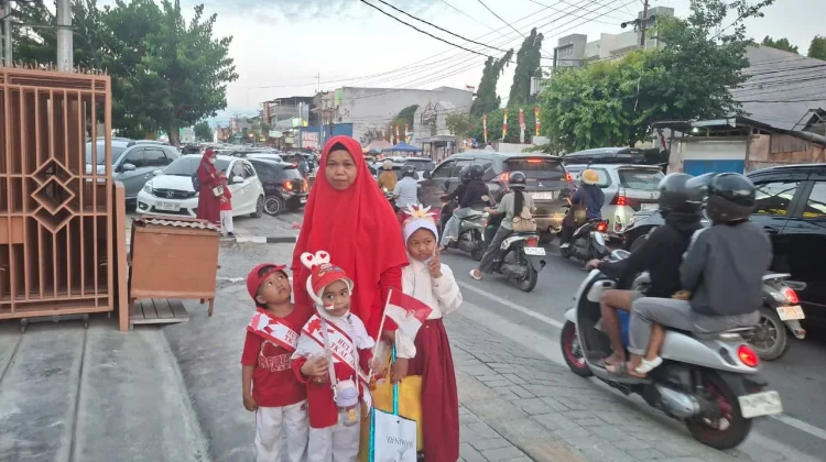 Pawai Kemerdekaan TK Kota Palu Semarakkan HUT RI