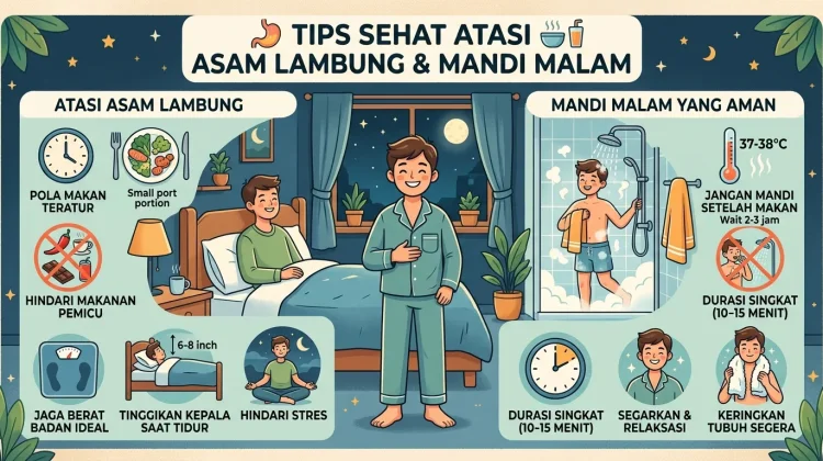 Mandi Malam, Benarkah Sebabkan Paru-Paru Basah?
