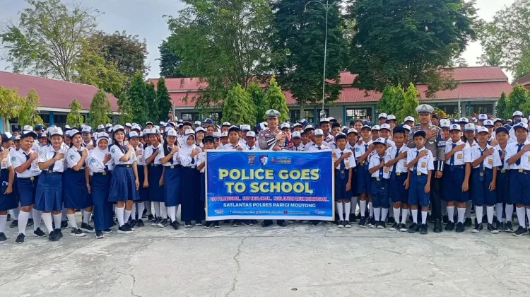 Police Goes to School, Satlantas Parimo Edukasi Tertib Lalu Lintas