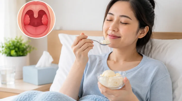 Es Krim Bantu Redakan Nyeri setelah Operasi Amandel