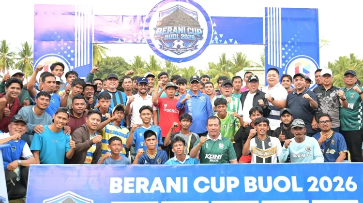 Buka Berani Cup Buol 2026, Anwar Hafid Tekankan Persatuan dan Sportivitas