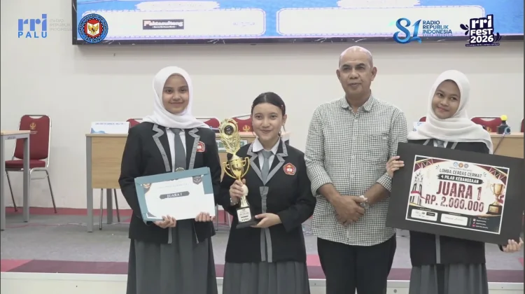 SMAN 3 Palu Borong Gelar di Lomba Cerdas Cermat 4 Pilar Kebangsaan