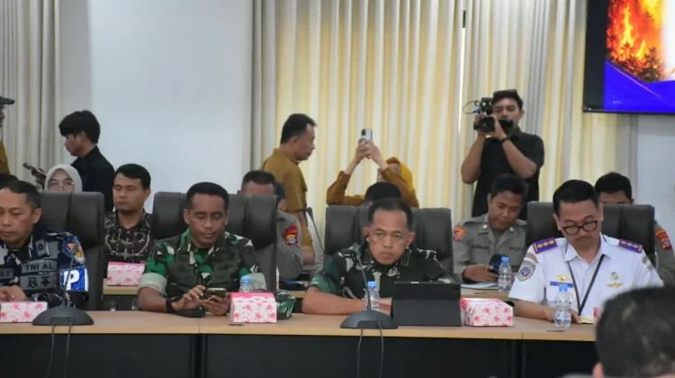 Korem 132/Taduako Siap Mendukung Penanganan Karhutla di Sulteng