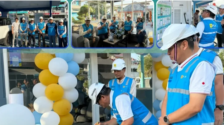 Sambut Hari Pelanggan Nasional, GM PLN UID Suluttenggo Resmikan SPKLU Center