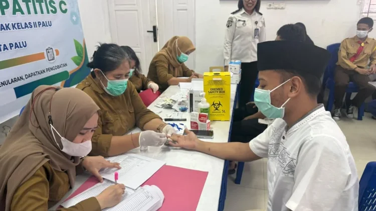 Empat Puluhan Anak Binaan LPKA Palu Jalani Tes HIV/AIDS dan Hepatitis C