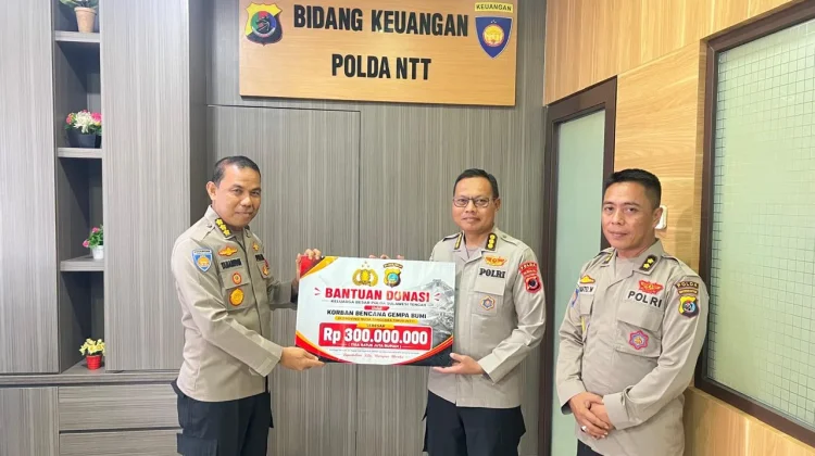 Solidaritas Bencana, Polda Sulteng Salurkan Bantuan ke NTT