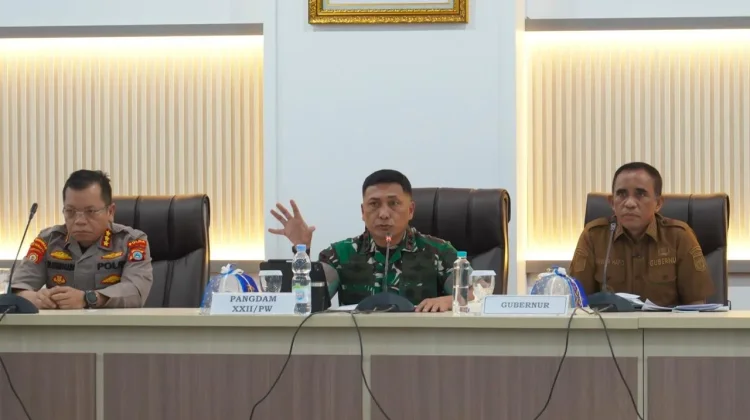 Pangdam : Sinergi Lintas Sektor Sangat Penting dalam Penanganan Karhutla Sulteng