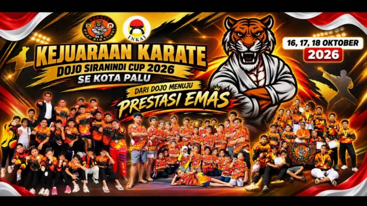Persiapan Capai 70 Persen, Kejuaraan Karate Dojo Siranindi Cup 2026 Siap Digelar