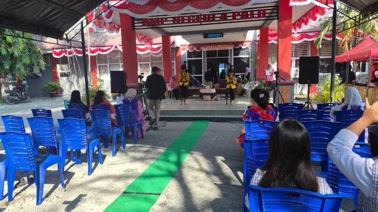 RRI Fest 2026 di SMPN 4 Palu Dorong Siswa Peduli Lingkungan