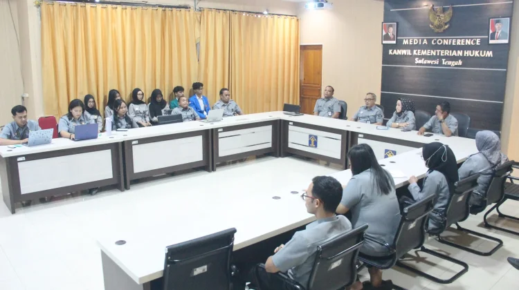 Kanwil Kemenkum Sulteng Matangkan Persiapan Diskusi Evaluasi Kebijakan
