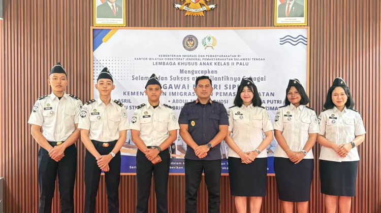 LPKA Palu Tanamkan Disiplin Integritas Kebersamaan dan Loyalitas Kepada PNS Baru