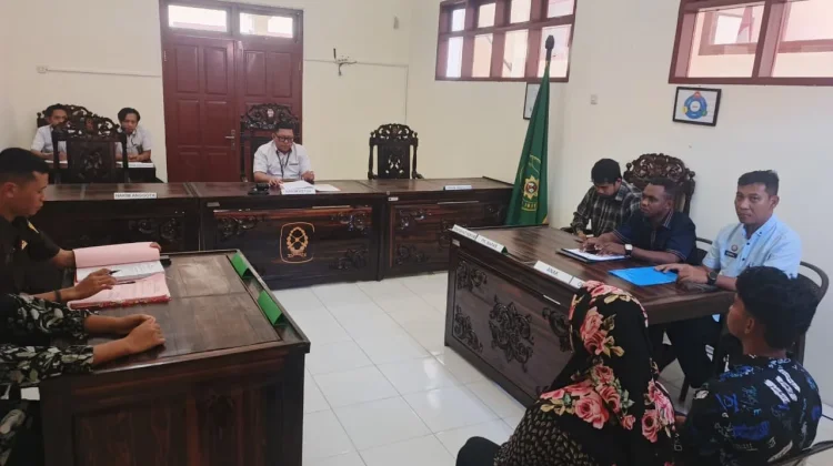 Dua PK Bapas Palu Dampingi Sidang Anak Berhadapan dengan Hukum di Buol
