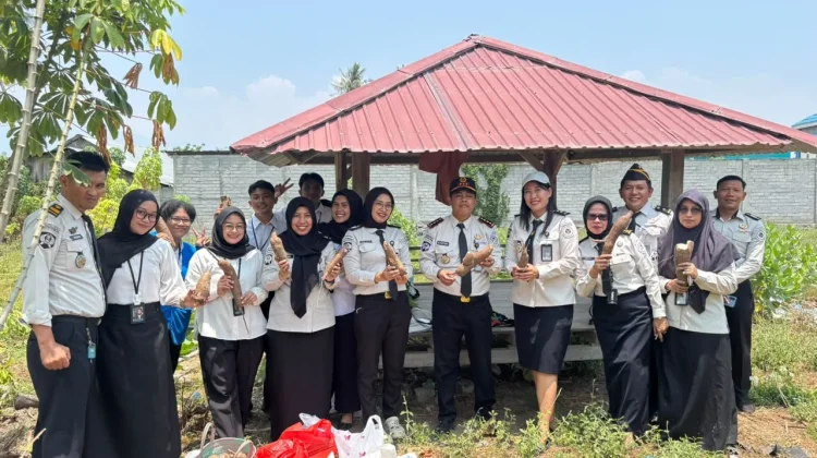 Bapas Palu Panen 250 Kg Ubi Kayu, Dukung Ketahanan Pangan