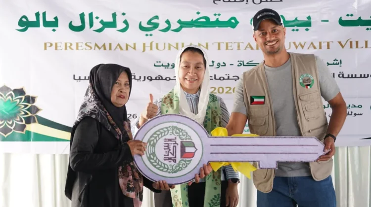 125 Unit Huntap Kuwait Village II Palu Resmi Diserahkan ke Penerima Manfaat