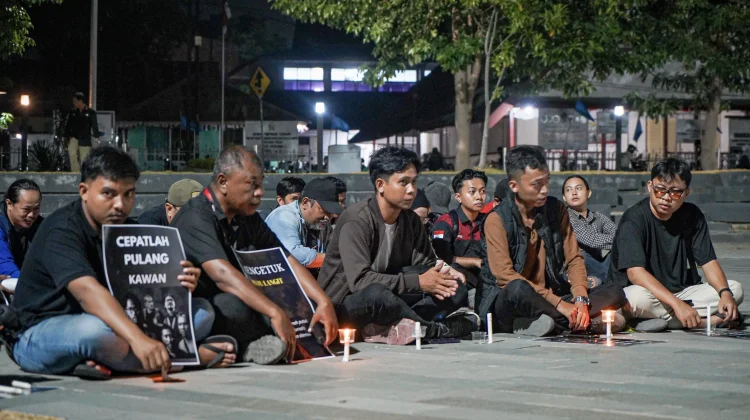 Solidaritas Jurnalis Palu untuk Lima Pewarta Hilang Kontak di Selat Sunda