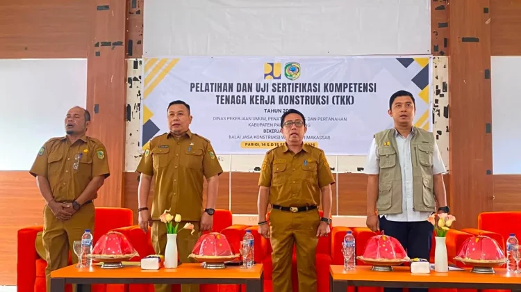 Tenaga Kerja Konstruksi Parigi Moutong Didorong Tingkatkan Kompetensi