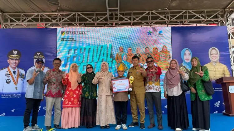 Zein Abdillah Bawa Parigi Moutong Juara Lomba Bertutur Tingkat Sulawesi Tengah