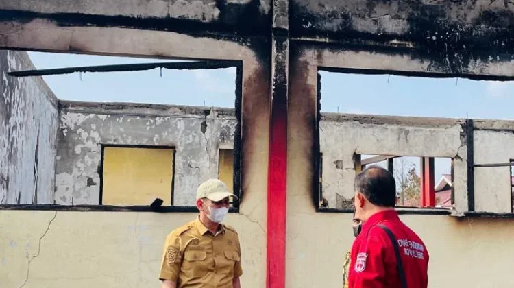Dua Hari Pascakebakaran, KBM SMA Negeri 1 Pamona Selatan Kembali Normal