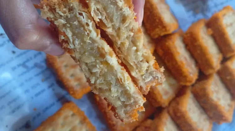 Nikmatnya Kue Gabin dengan Isian Fla Pisang yang Lembut