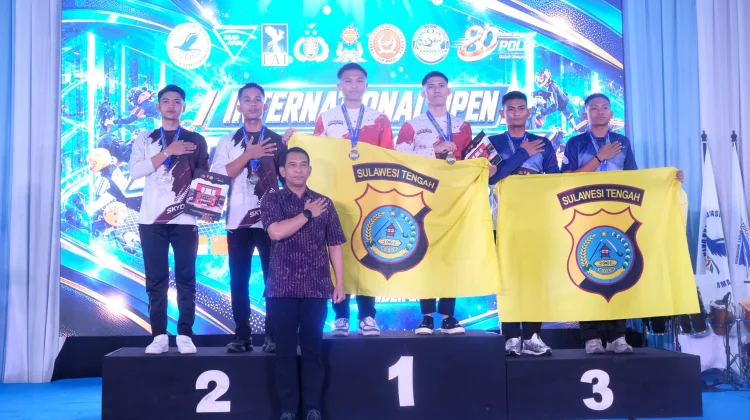 Satbrimob Polda Sulteng Raih Sejumlah Prestasi di Kapolri Cup II Indoor Skydiving