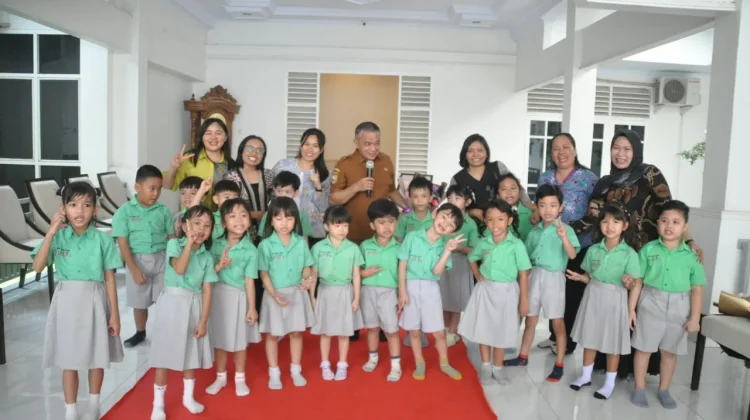 Kunjungi Rujab Wali Kota, Anak-anak Joyful Kids Belajar Lingkungan Pemerintahan