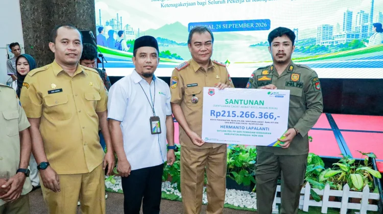 Pemkab Banggai Lindungi 45.262 Pekerja melalui BPJS Ketenagakerjaan