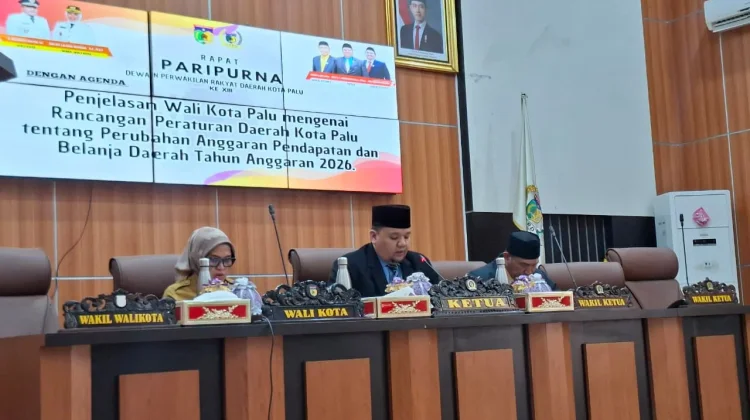 DPRD dan Pemkot Palu Sepakati Perubahan APBD Tahun 2026