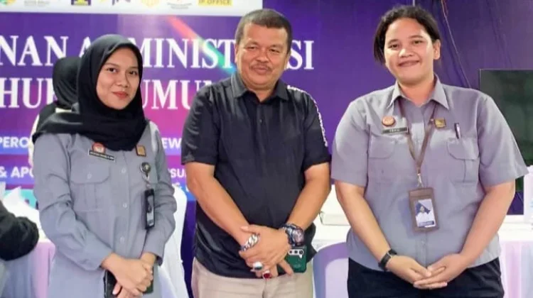 HUT Kota Palu, Kemenkum Sulteng Buka Layanan Hukum di Vatulemo