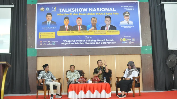 Talkshow Nasional Anti Bullying, IKAMAN 2 Palu Ajak Pelajar Berani Peduli