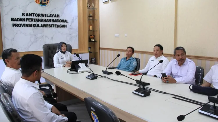 Pemkab Parigi Moutong Percepat Program Pertanahan Bersama BPN Sulteng