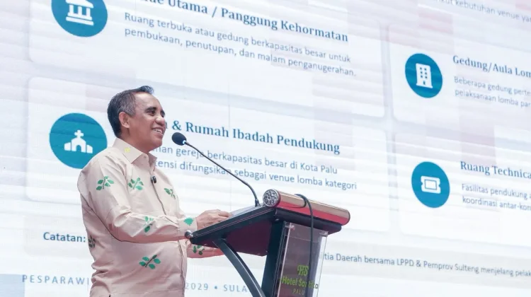 Gubernur Sulteng Siapkan Venue 50 Ribu Orang untuk Pesparawi 2029