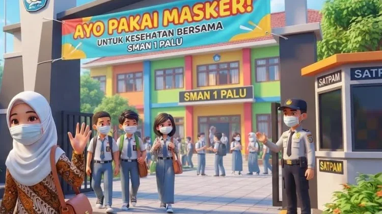SMAN 1 Palu Imbau Siswa Waspadai Kabut Asap