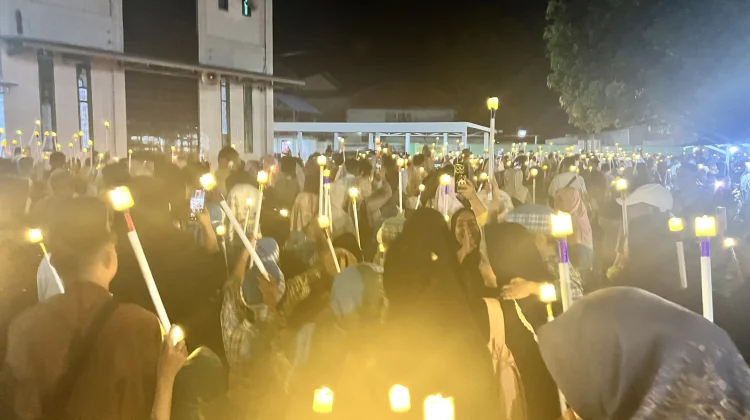 Pawai Obor Sambut Bulan Suci Ramadhan