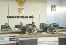 Kodam 23 Palaka Wira Jalani Audit Kinerja Itjenad Tahun Anggaran 2026