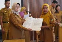 Surat Pemberitahuan Pajak Terhitung PBB-P2 Diserahkan ke Camat dan Lurah