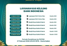 Jadwal Layanan Penukaran Uang Tunai Bank Indonesia Sulteng