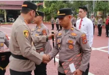 Berhasil Ungkap Kasus Curanmor, 23 Personel Polresta Palu Diberikan Penghargaan