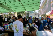 Gerakan Pangan Murah Sulteng Dipadati Warga
