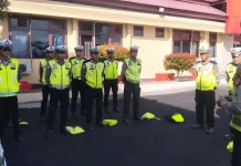 Polres Donggala Cek Kesiapan Personel jelang Operasi Ketupat 2026